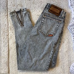 Vintage Jordache high waist acid wash mom jeans